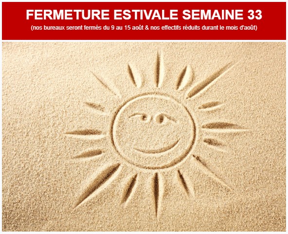 Bonnes vacances à tous !